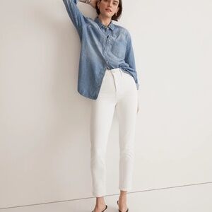 Madewell Stovepipe Jeans - white 27